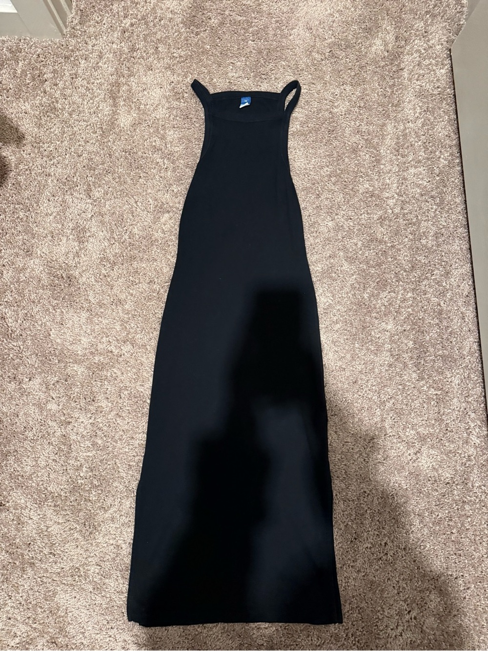 Old Navy Black Maxi Dress with Slim Straps